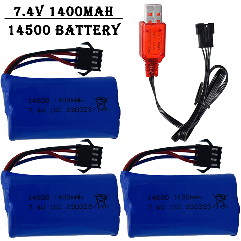 Balance Charger Rc - Bateria de Íon de Lítio 7.4V