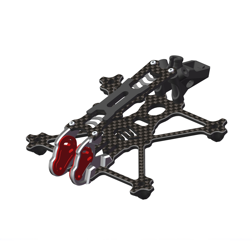 Carbon Fiber Drone Frame - AlfaRC Fi-25 DJI O4 Unidade de