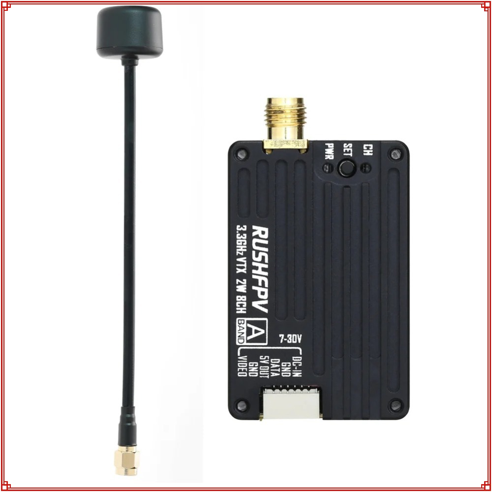 Rc Transmitter - Novo Transmissor RUSHFPV 3.3G 2W VTX