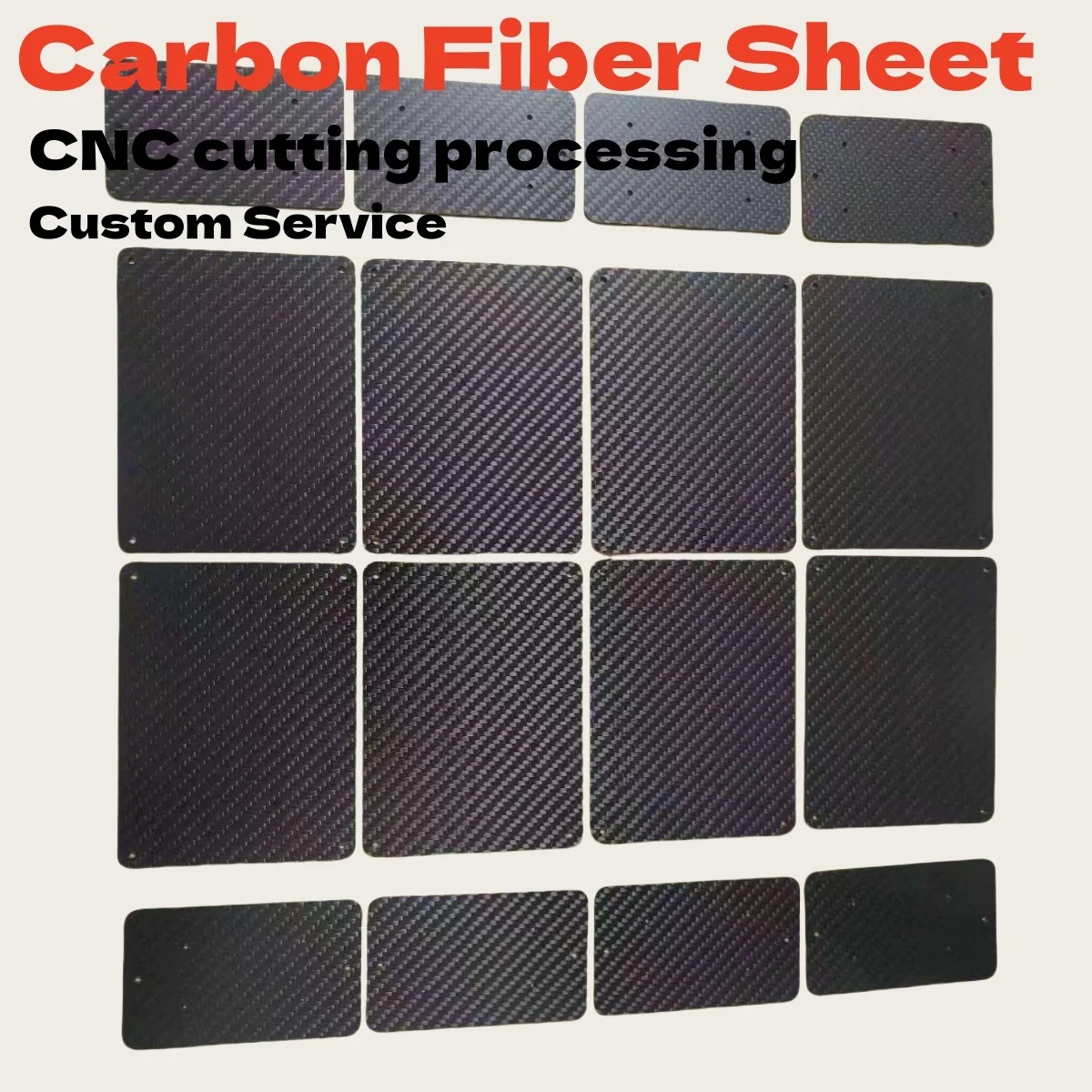 Carbon Fiber Drone Frame - Placa de Fibra de Carbono T800