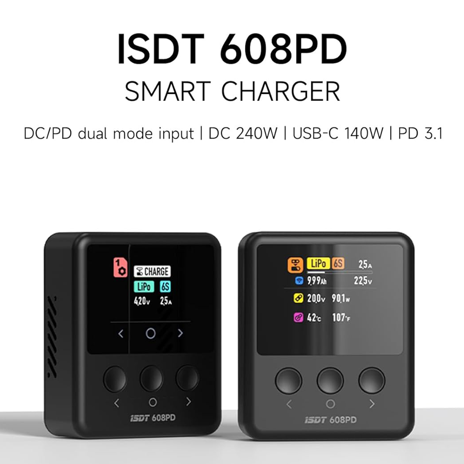 Balance Charger Rc - Carregador e Descarregador Inteligente ISDT 608PD