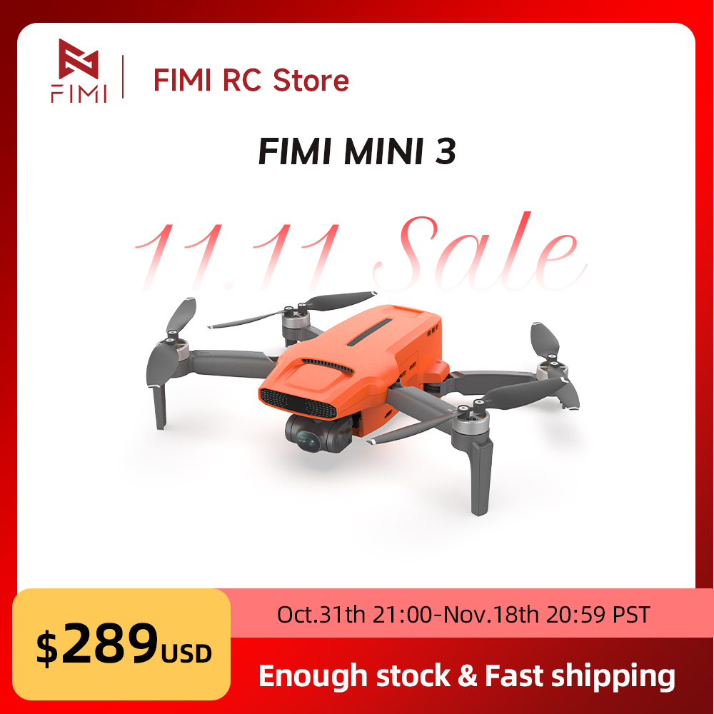 Drone Gimbal - Drone FIMI MINI 3 com Câmera