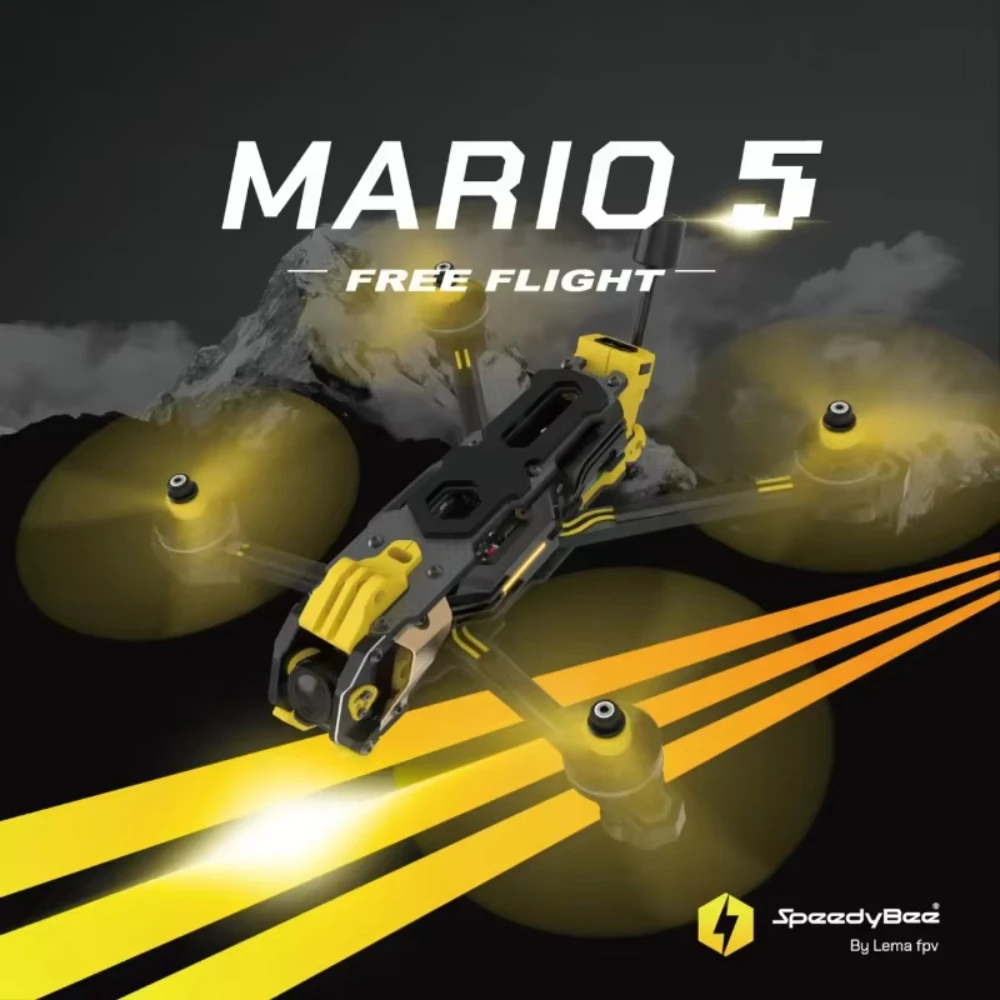 Carbon Fiber Drone Frame - Kit de Quadro Speedybee Mario 5
