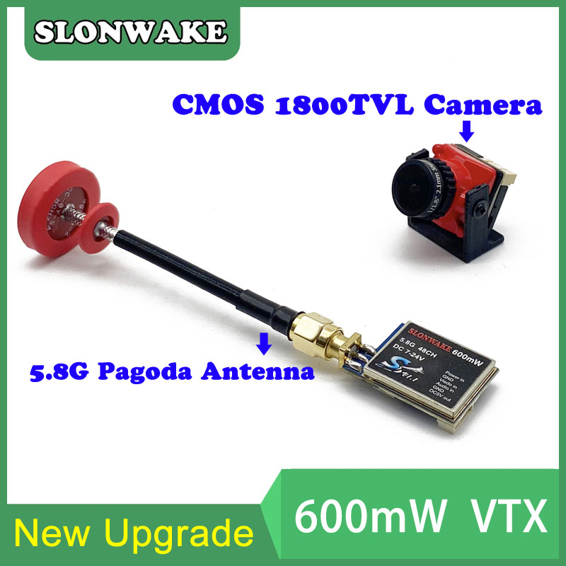 5.8g 48ch 600mw ajustável VTX- - Rc Transmitter avaliação e preço
