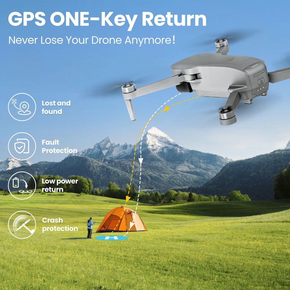 Drone MiniX Global! 4K UHD e e - Drone Gimbal avaliação e preço