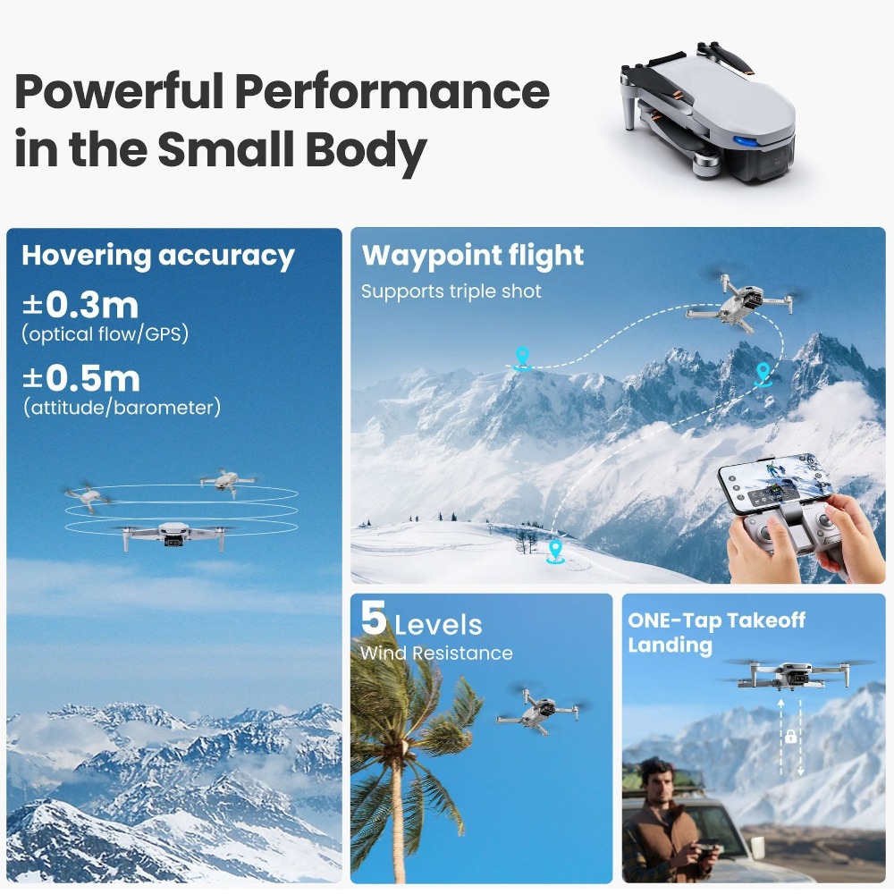 Drone MiniX Global! 4K UHD e e - Drone Gimbal avaliação e preço