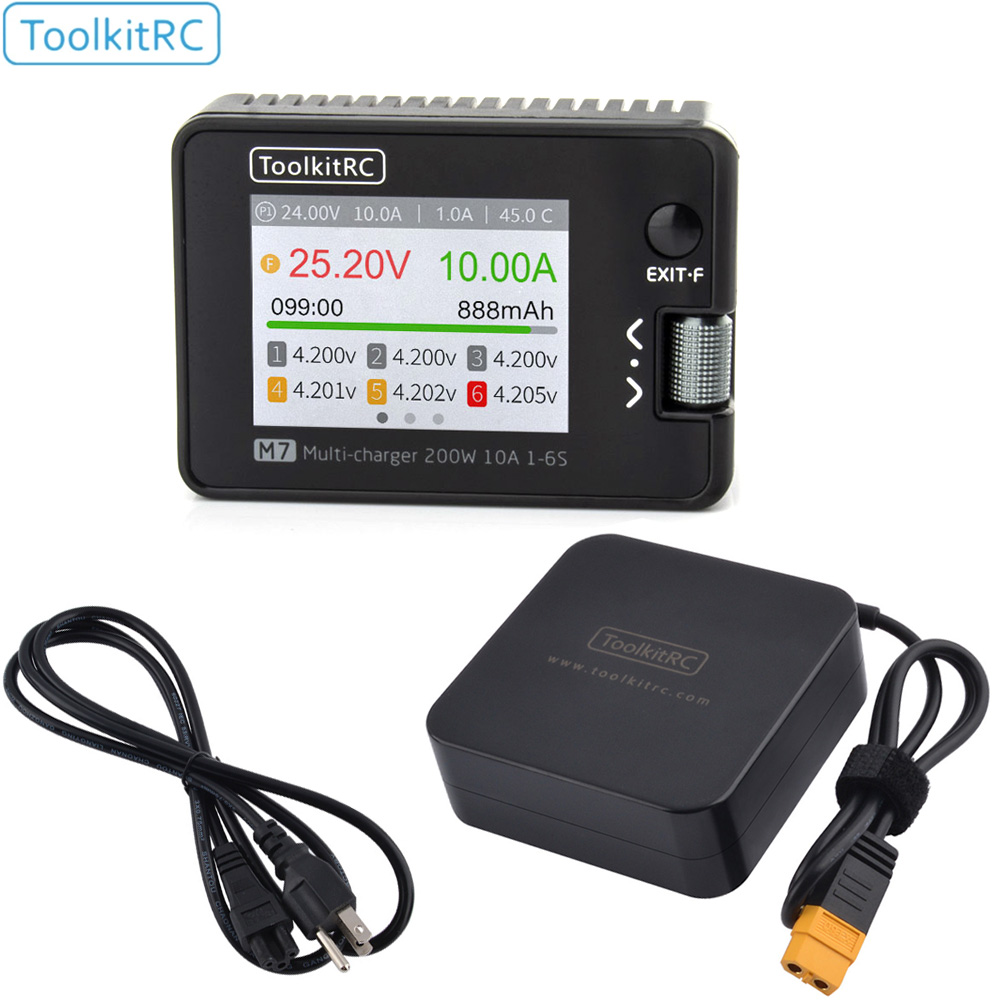 Toolkitrc m7 200w 10a carregad - Smoke Stopper avaliação e preço