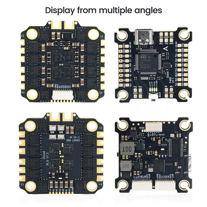CYGJ-2-6S F405 55A Stack F405  - F405 Flight Controller avaliação e preço