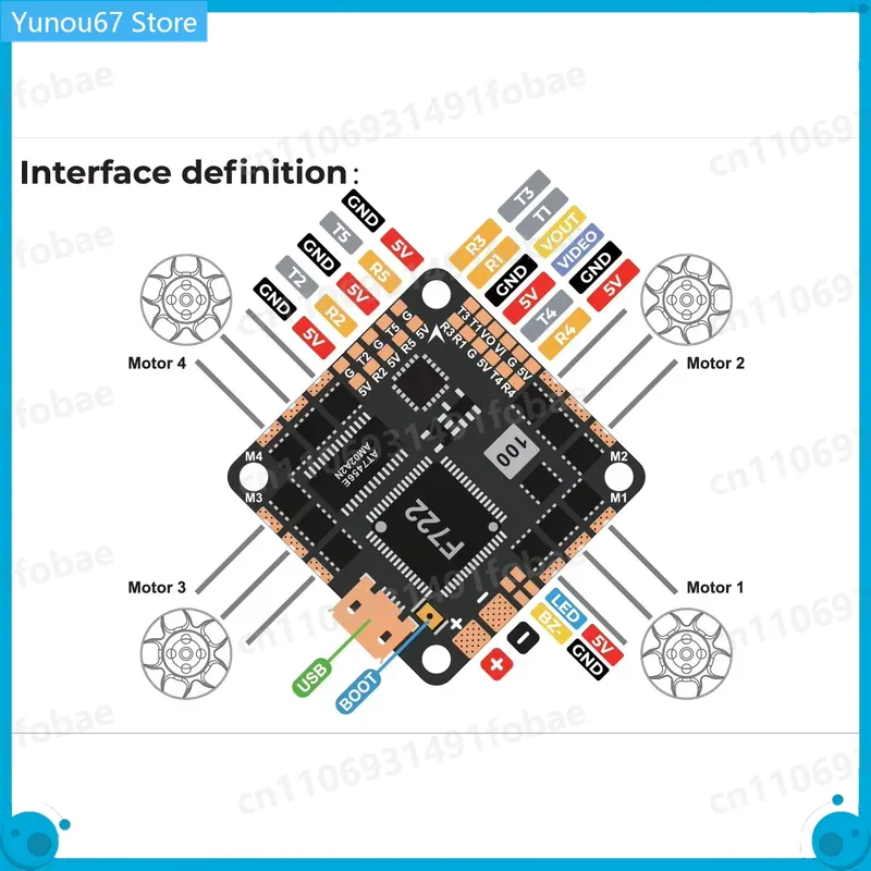 Controlador de Voo AIO V2 GEPR - F722 Flight Controller avaliação e preço