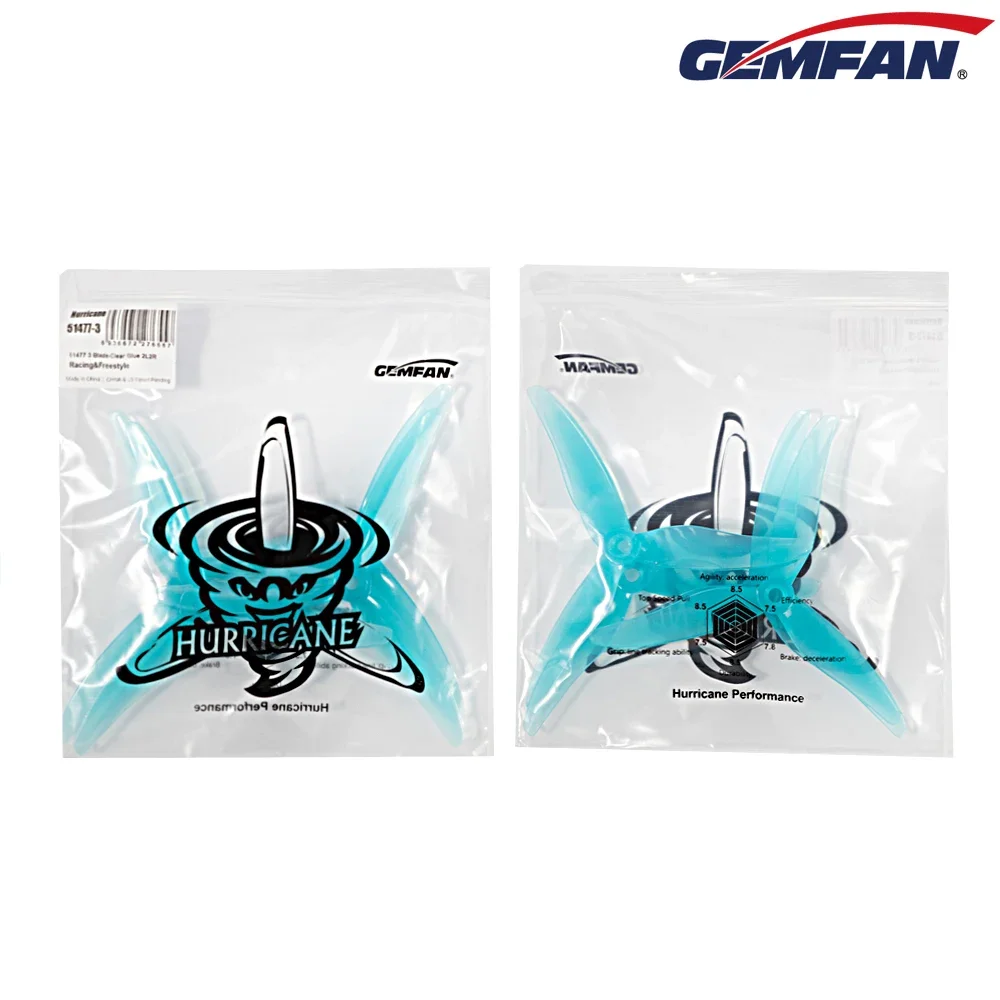 10 pares (10cw + 10ccw) gemfan - 5 Inch Propeller avaliação e preço
