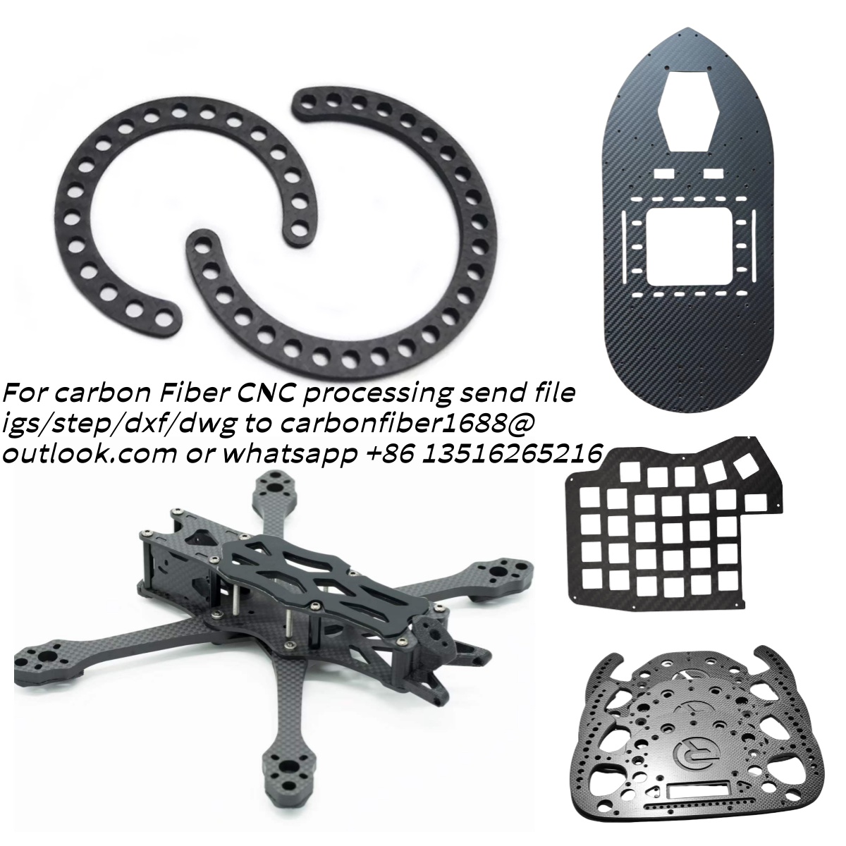 Placa de Fibra de Carbono para - Carbon Fiber Drone Frame avaliação e preço