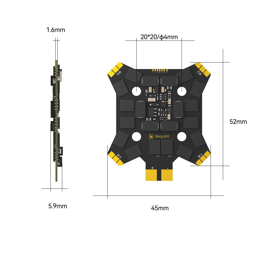 Controlador de Voo iFlight Bor - 4 In 1 Esc avaliação e preço