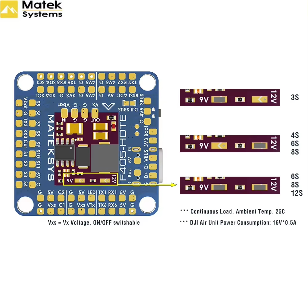 Controlador de voo Mateksys F4 - F405 Flight Controller avaliação e preço